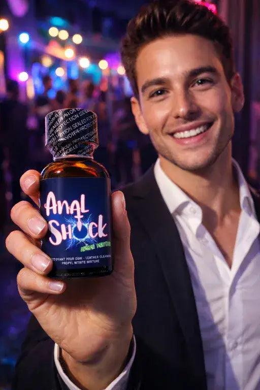 Popper Anal Shock Mint 25ml - Nitrito di Isopropile (Aroma Menta)