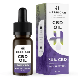 Herbican Full Spectrum CBD Oil 30 per cento flacone 10ml 3000mg
