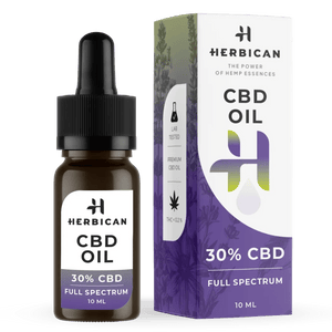 Herbican Full Spectrum CBD Oil 30 per cento flacone 10ml 3000mg