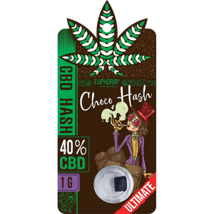 Euphoria CBD Hash Choco 40% (1g) - Resina Legale ad Alta Potenza