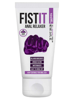 FISTIT Anal Relaxer 100 ml, tubo bianco con il pugno viola sulla confezione