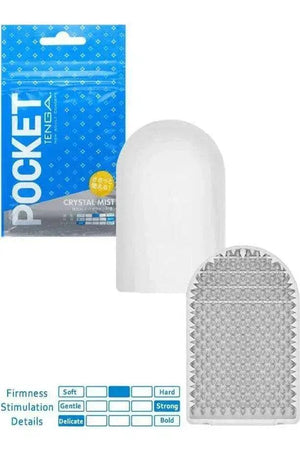 Box Pocket: TENGA Pocket Crystal Mist - Masturbatore Tascabile (Travel Size)