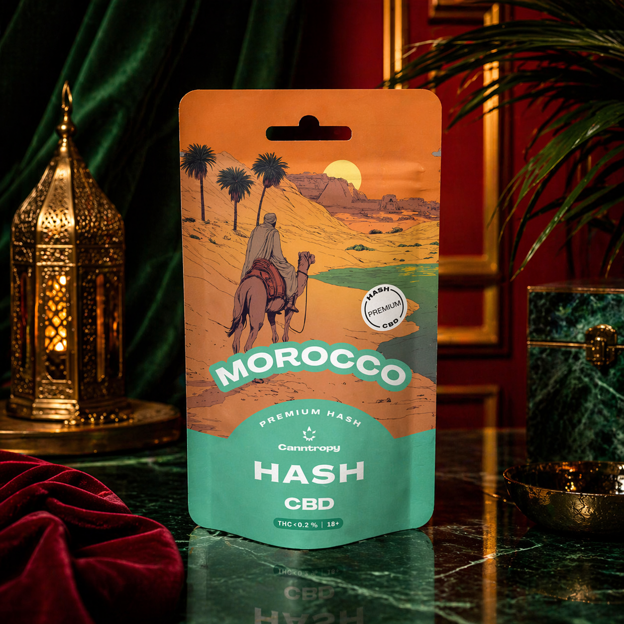 Canntropy CBD Hash Morocco (3g) | Resina Premium Tradizionale