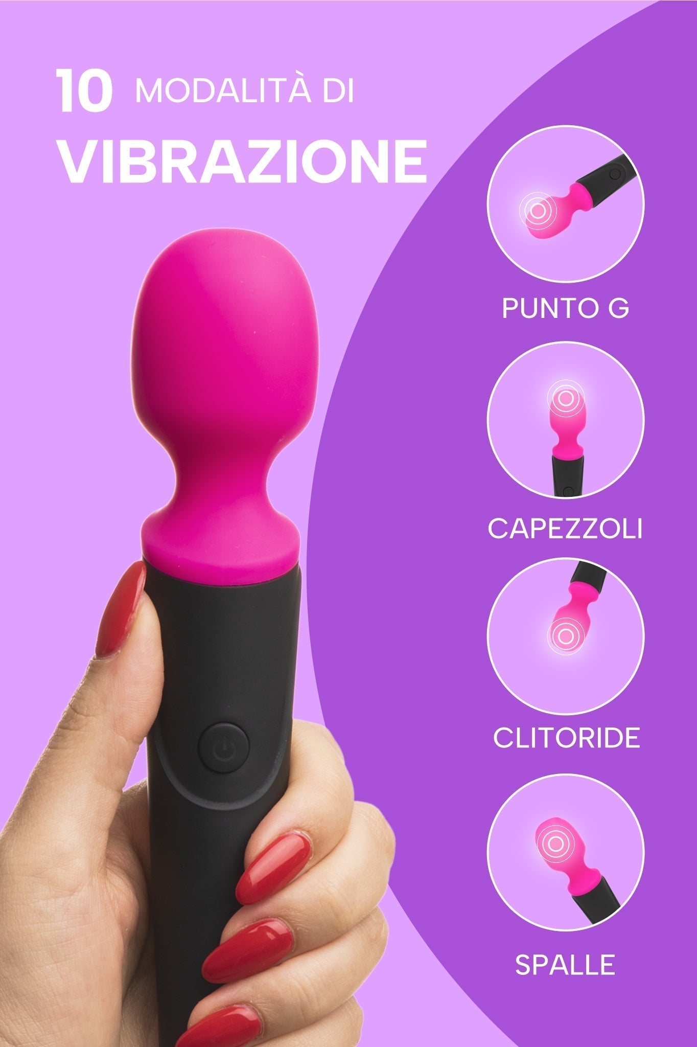 Wand Squirta Tu dettaglio vibrazione impermeabile IPX7