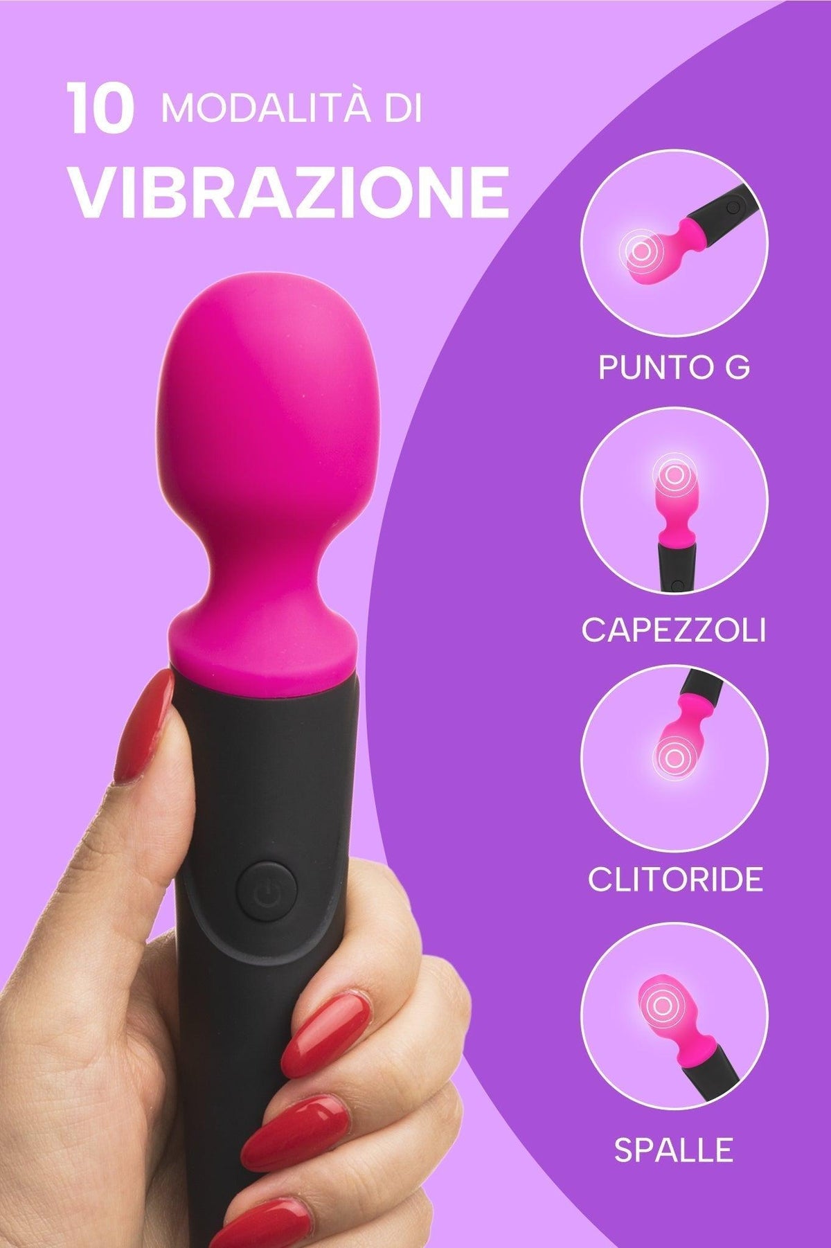 Wand Squirta Tu dettaglio vibrazione impermeabile IPX7