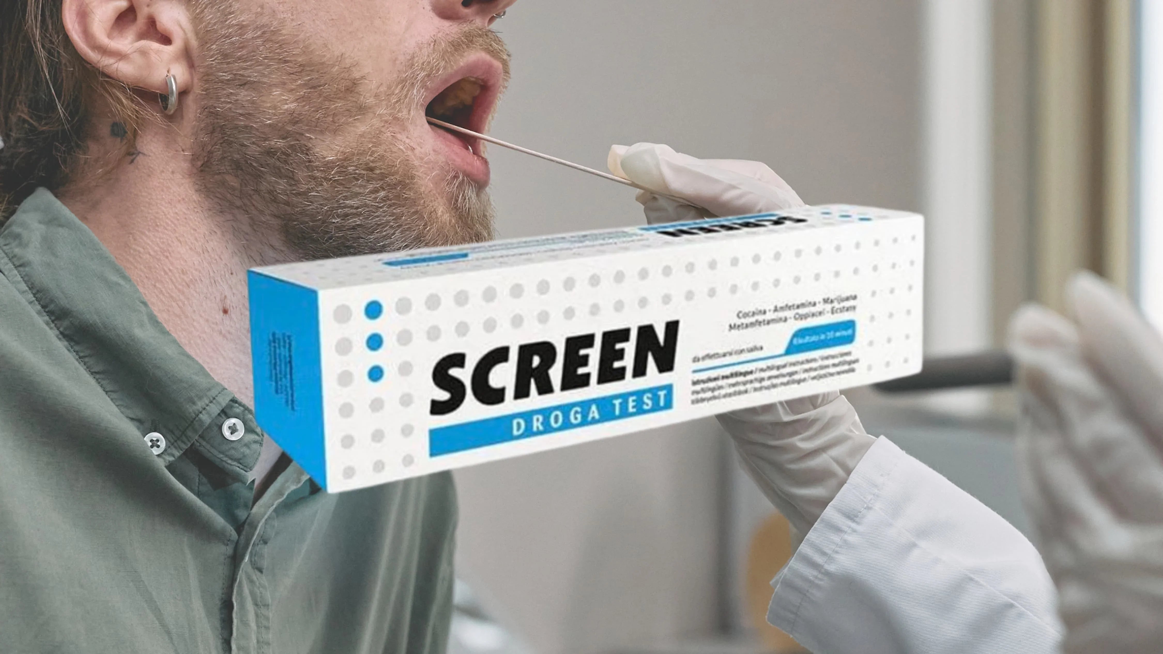 Drug test saliva: fino a 6 droghe rilevate in pochi minuti