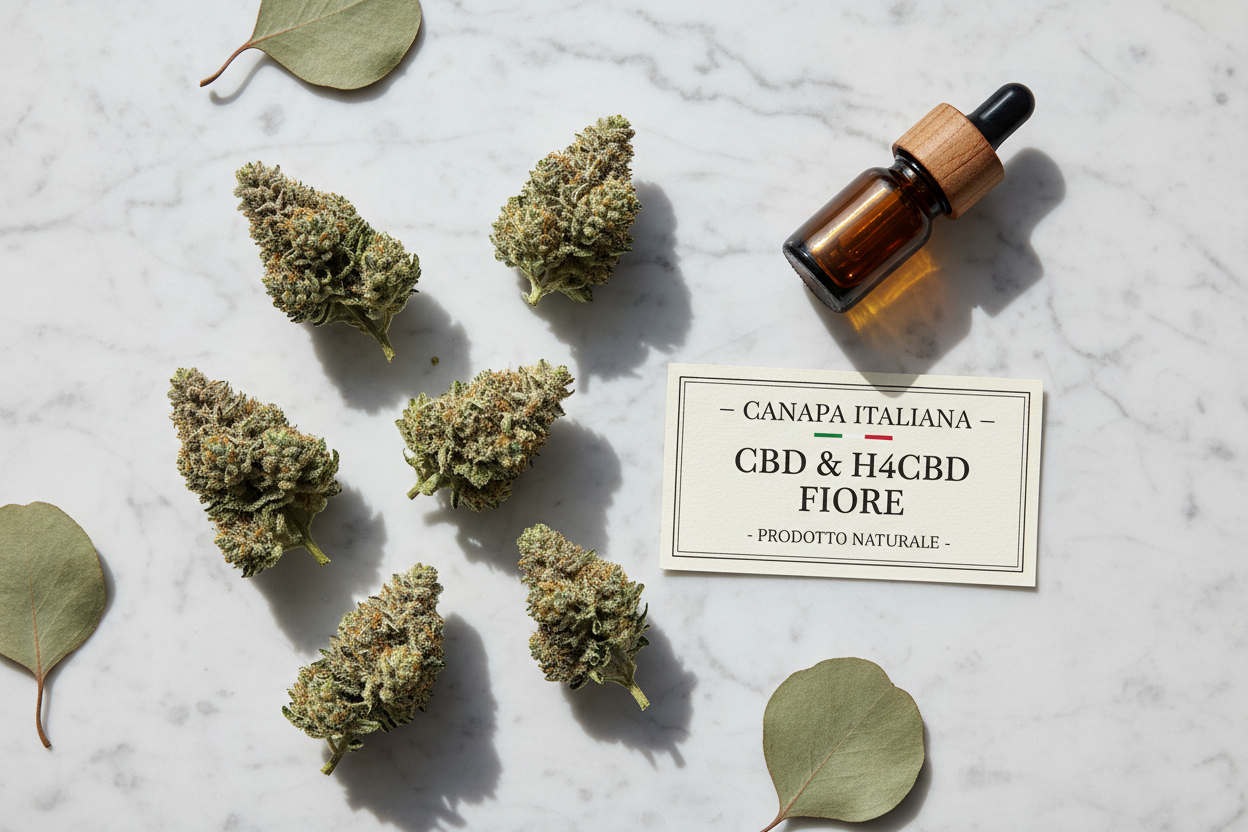 Fiori CBD Arricchiti e H4CBD: Guida Completa a Potenza, Differenze e Legalità (2026)