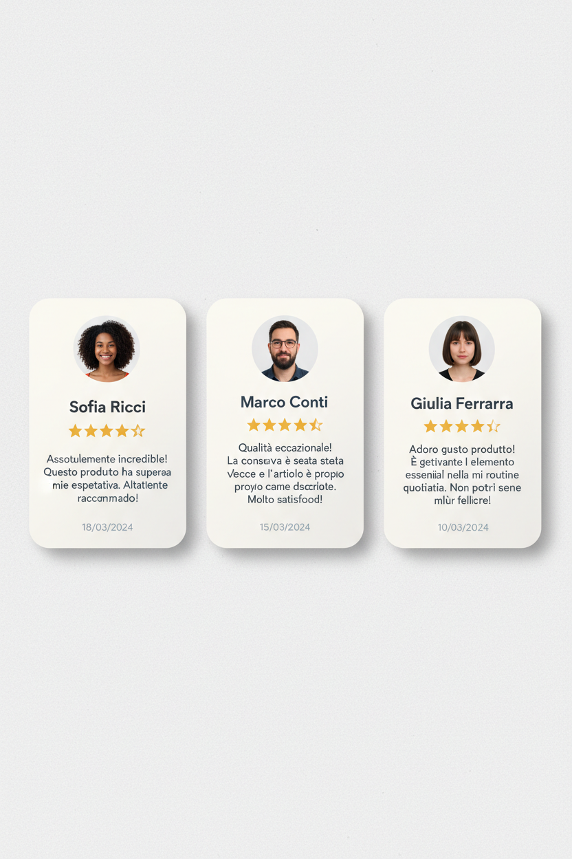 Recensioni JustMary: perché sono il vero fattore che determina la fiducia online