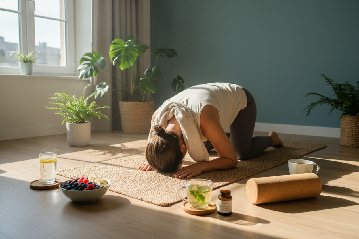 Recupero muscolare naturale: cosa aiuta davvero dopo allenamento e stress