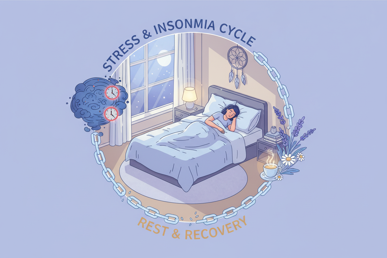 Stress e insonnia: come si alimentano a vicenda e come uscirne