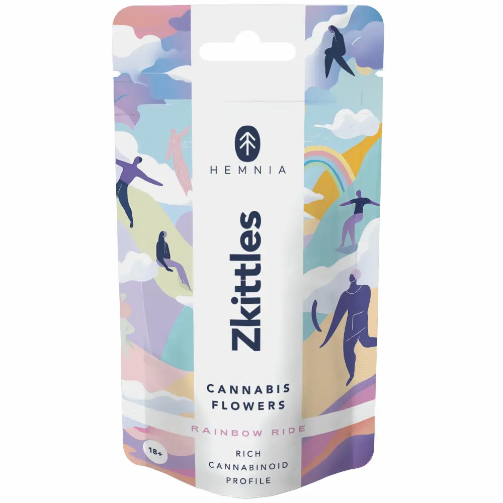 Hemnia Zkittles Rainbow Ride CBD 32 per cento infiorescenze cannabis light 3g