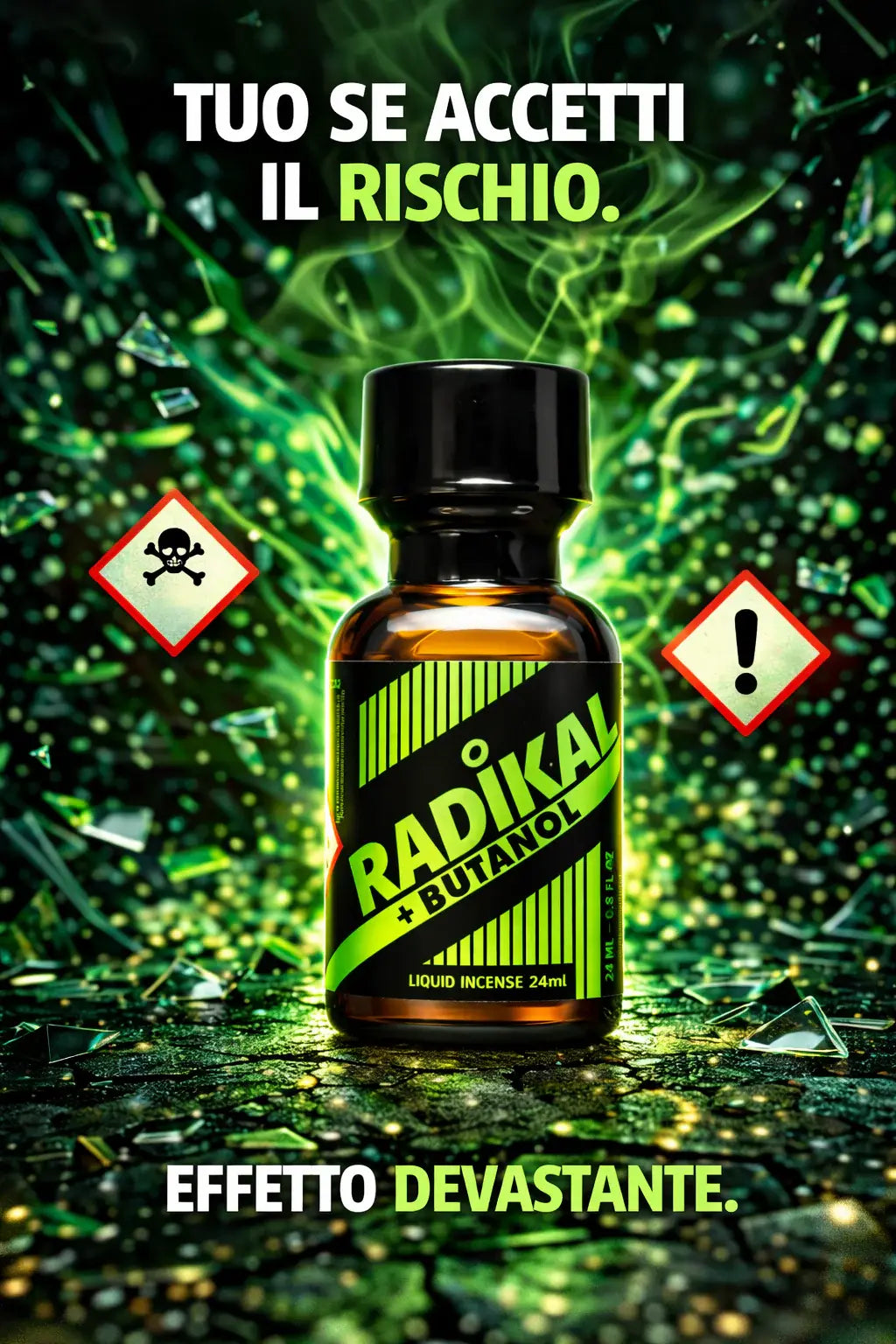 Popper Radikal + Butanol 24ml – Formula Booster Avanzata