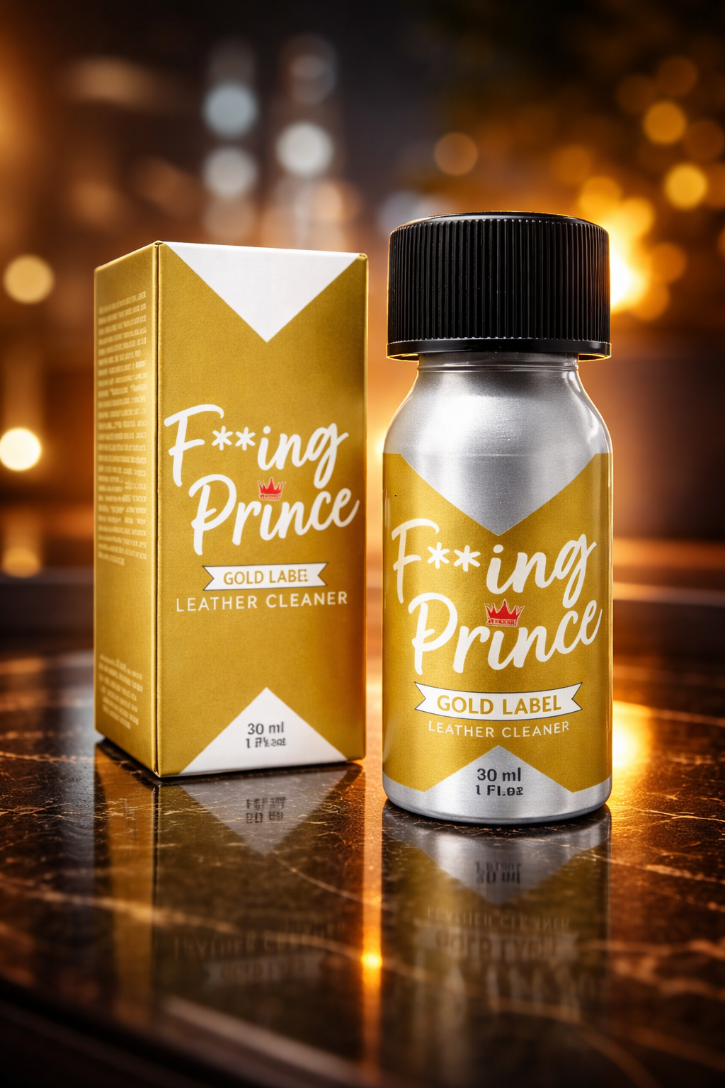 SUPER PROMO - Fucking Prince GOLD 30ml (Pentile) - Popper Infrangibile Extra Strong