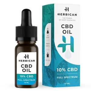 Herbican Full Spectrum CBD Oil 10 per cento flacone 10ml 1000mg