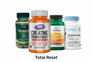 BUNDLE TOTAL RESET: Protocollo Metabolico Zinco-Creatina (Kit 4-in-1)