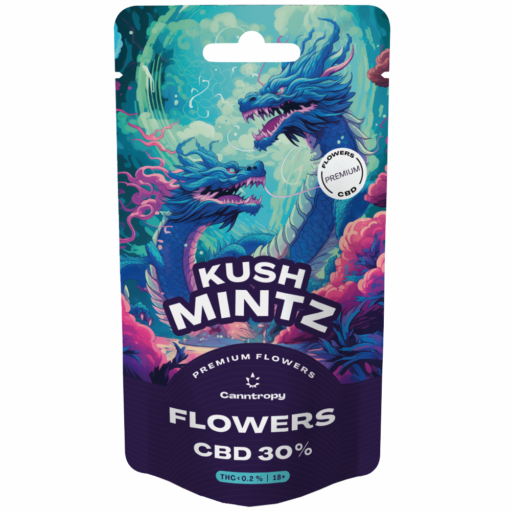 Canntropy CBD Flowers Kush Mintz, CBD 30 %, 3g