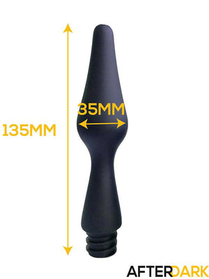 AFTERDARK Asvel: cannula con le quote di 135 mm di lunghezza e 35 mm di diametro nel punto più largo