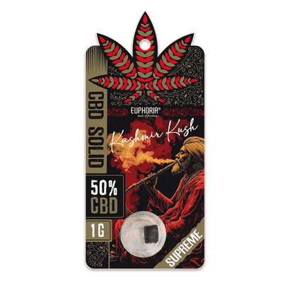 Kashmir Kush CBD Solid Hash 50% - Resina Premium 1g
