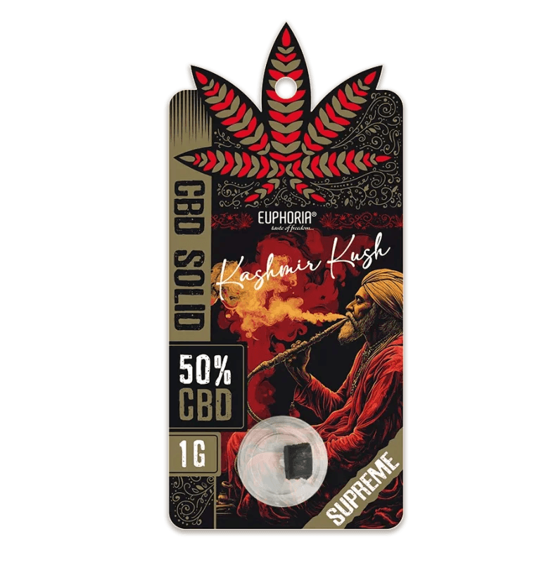 Kashmir Kush CBD Solid Hash 50% | Resina Premium 1g - JustMary