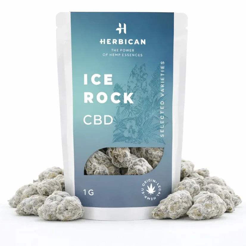 Herbican CBD Ice Rock | Roccia di Cristallo Puro (Fino 85% CBD) - JustMary