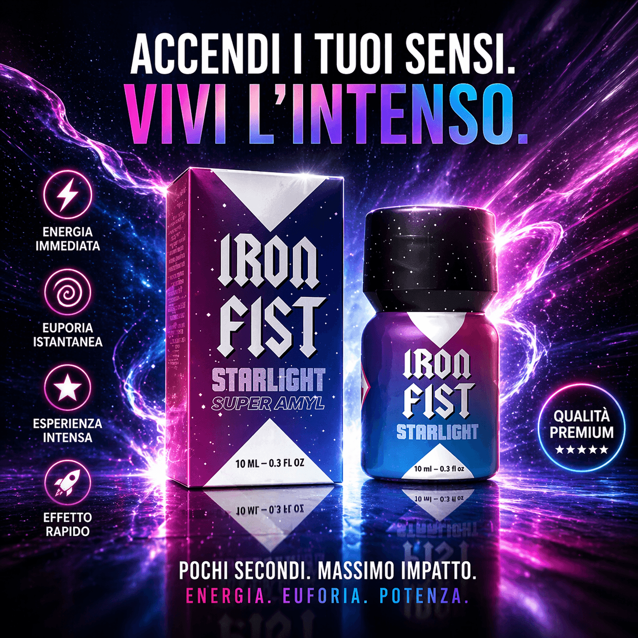 Iron Fist Starlight - Nitrito di Isopentile Hardcore (10ml)