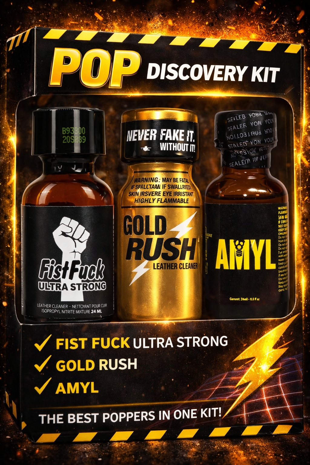 Popper - Discovery Kit "Fisting Experience" - 3 Potenze