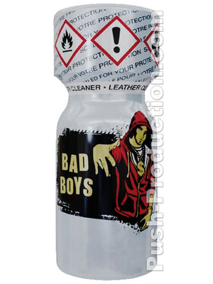 Popper Bad Boys 15 ml di Funline, flacone con etichetta nera e scritta dorata
