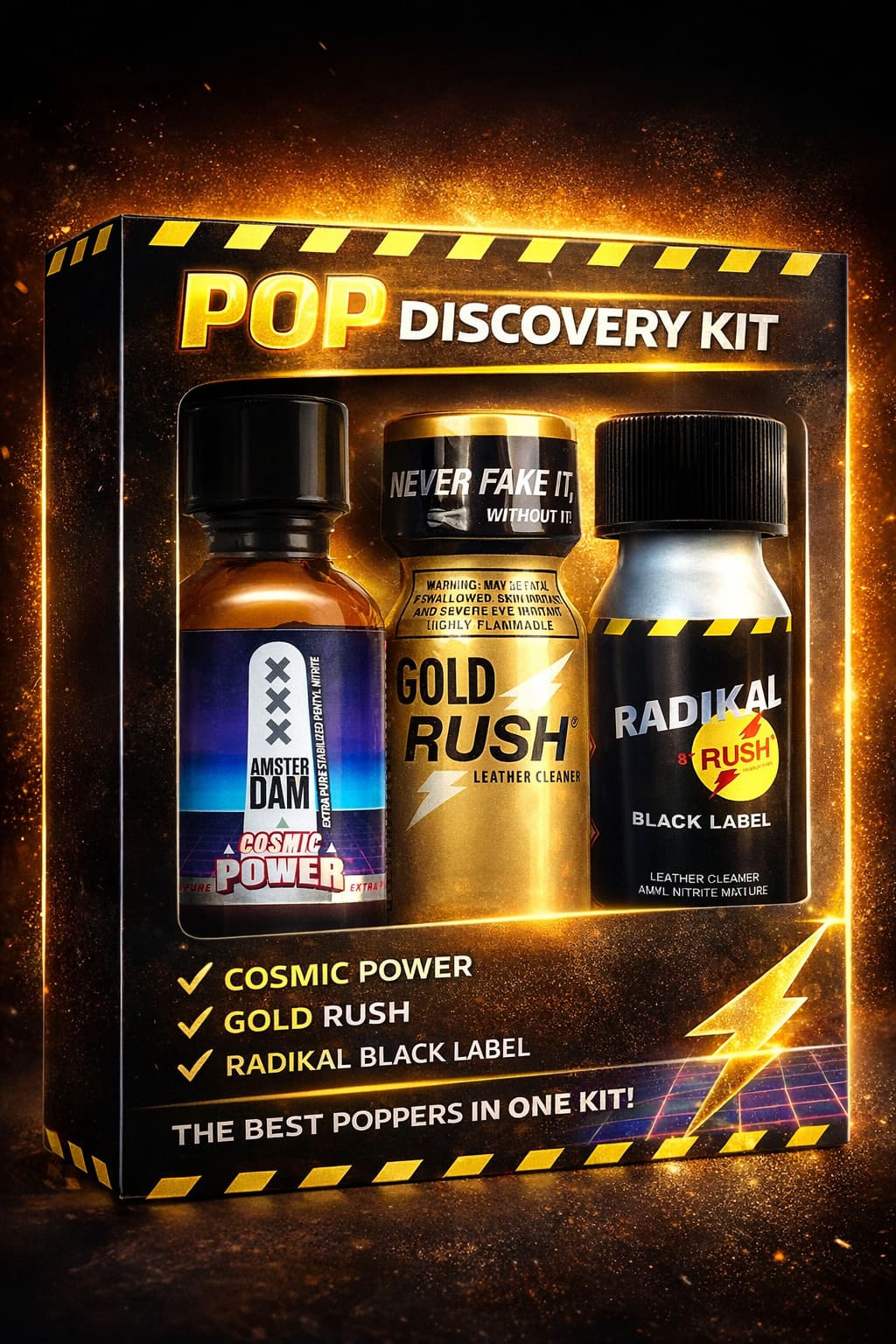 Popper - Discovery Kit "Fisting Experience" - 3 Potenze