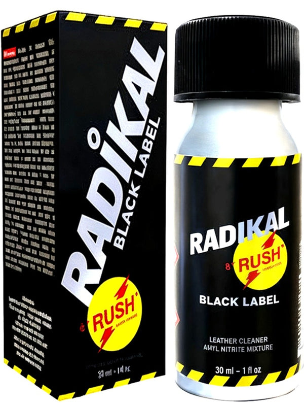 NEW POPPER RADIKAL BLACK EDITION RUSH - THE BEST ONE - Nitrito di isopentile - 30ml