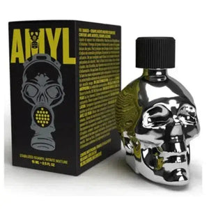 POPPER SILVER SKULL AMYL – Amyl Nitrite – 15 ml